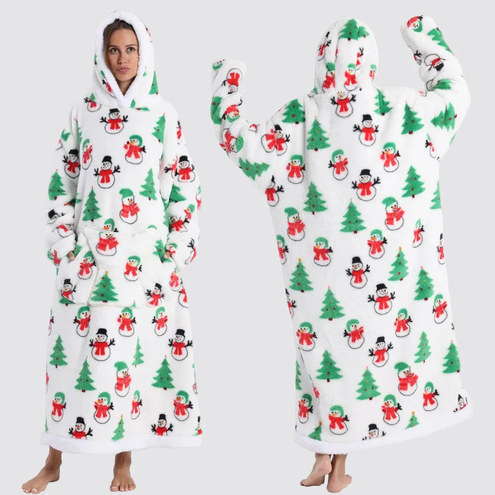 Blanket Hoodie Oversized Wearable Hooded