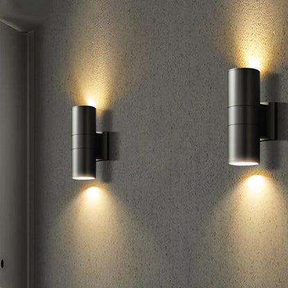Modern Outdoor Wall Light Up & Down