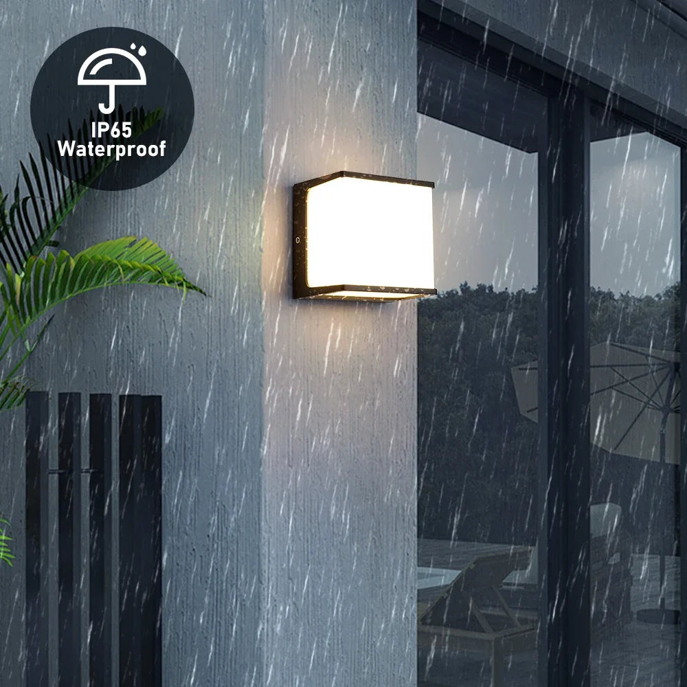 Aerocube Outdoor Wall Light Modern