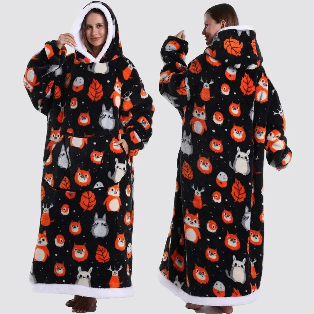 Blanket Hoodie Oversized Wearable Hooded