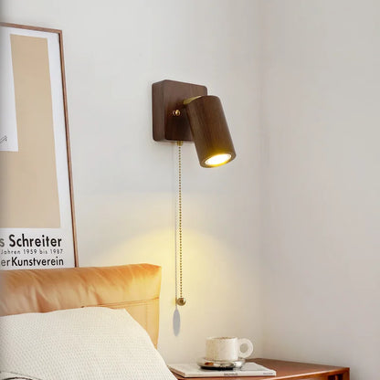 Arlo Wall Lamp Retro Walnut LED Spotlight
