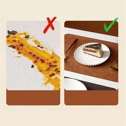 Duomat Double Sided Faux Leather Placemats