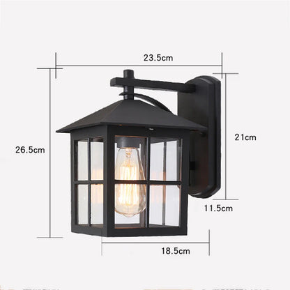 Camden Outdoor Wall Lamp Vintage E27 Lantern