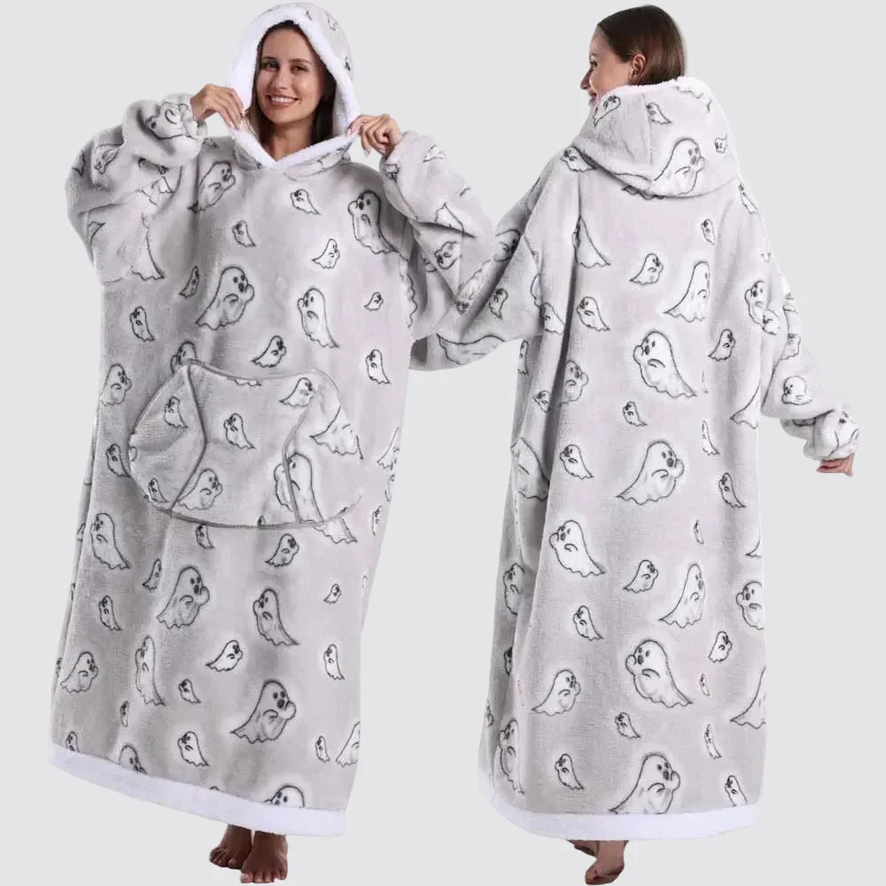 Blanket Hoodie Oversized Wearable Hooded