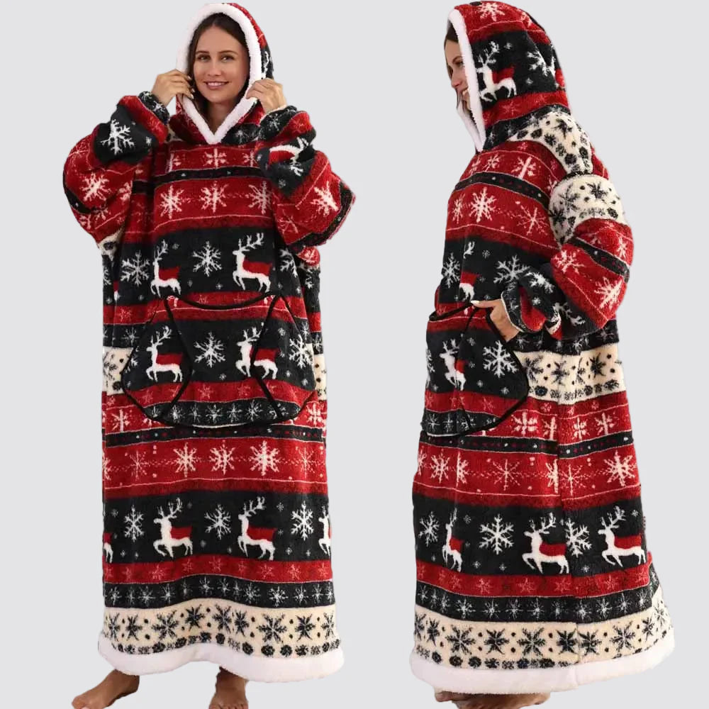 Blanket Hoodie Oversized Wearable Hooded