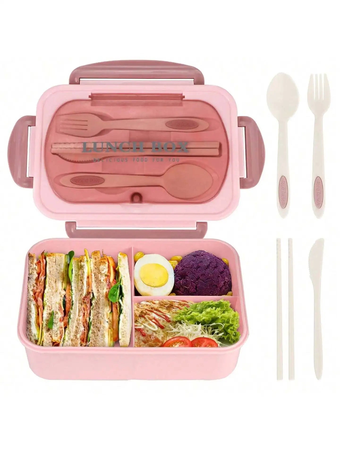Mealmate Bento Lunch Box With Utensils 4