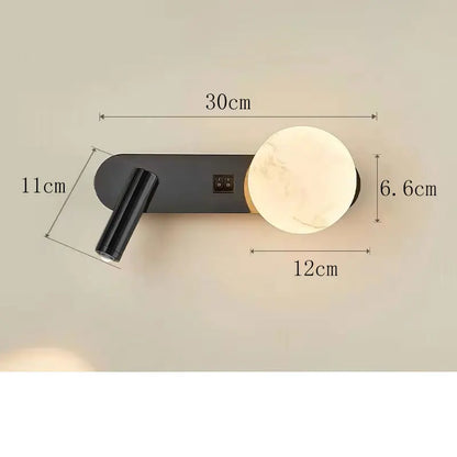 Lunarbeam Dual Wall Light Modern Nordic