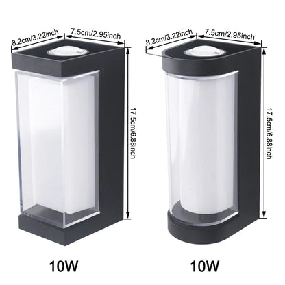 Modern LED Wall Light Waterproof Up &