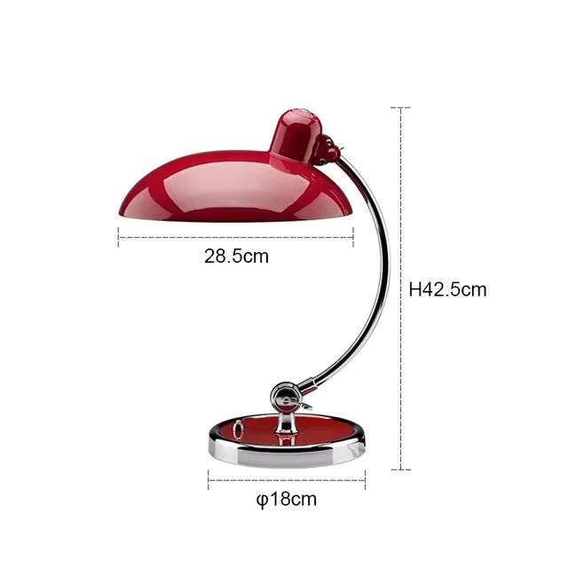 Scandiarc Table Lamp Bauhaus Inspired Curved