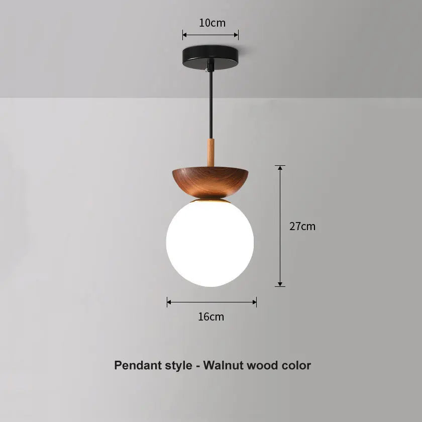 Modern Nordic Glass Ball Ceiling & Pendant