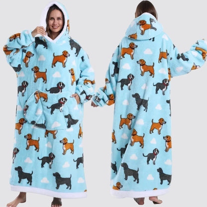 Blanket Hoodie Oversized Wearable Hooded