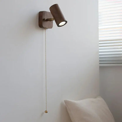 Arlo Wall Lamp Retro Walnut LED Spotlight