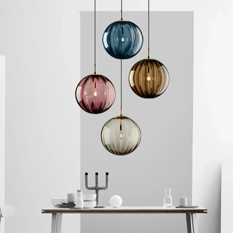 Modern Glass Ball Pendant Light Nordic