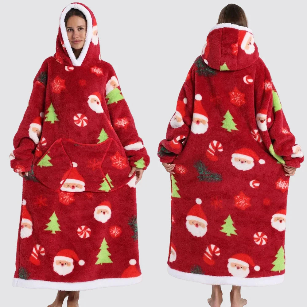 Blanket Hoodie Oversized Wearable Hooded