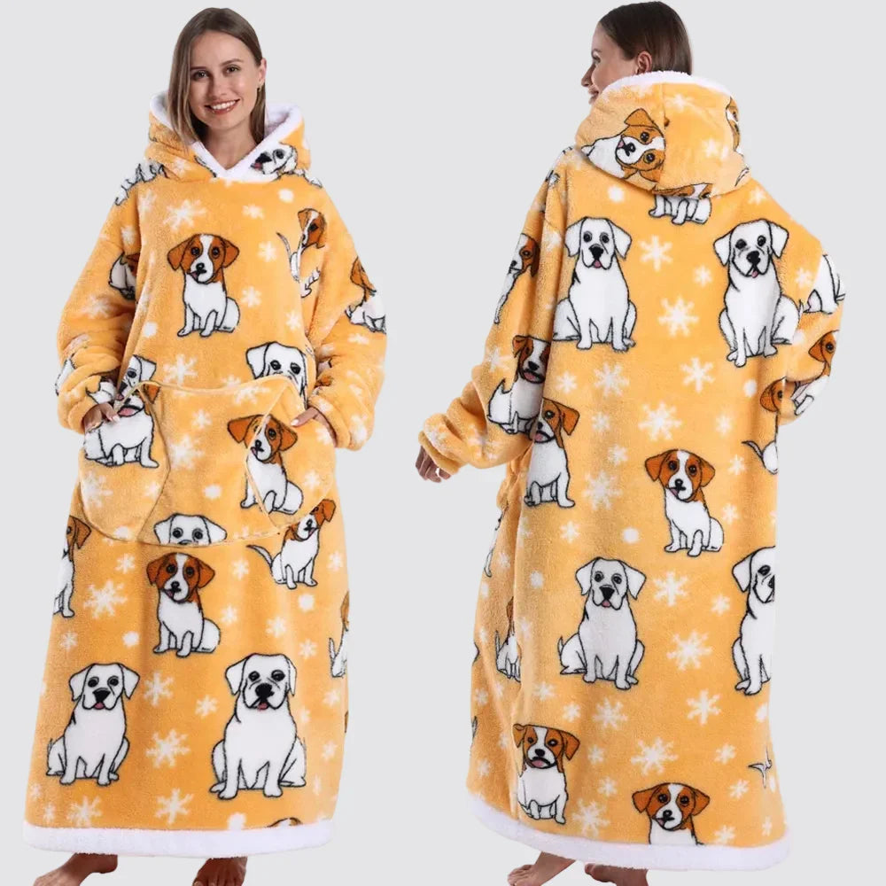 Blanket Hoodie Oversized Wearable Hooded