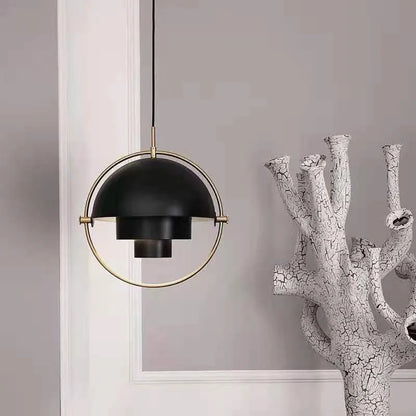 Modern Nordic Pendant Light Sculptural Metal
