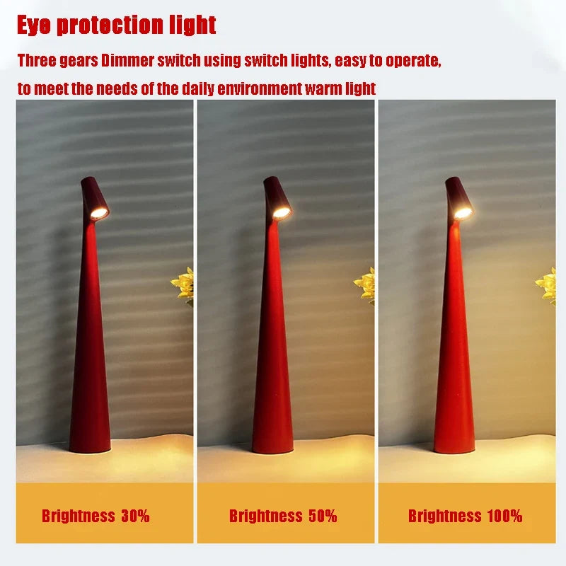 Glowora LED Table Lamp Rechargeable & Touch