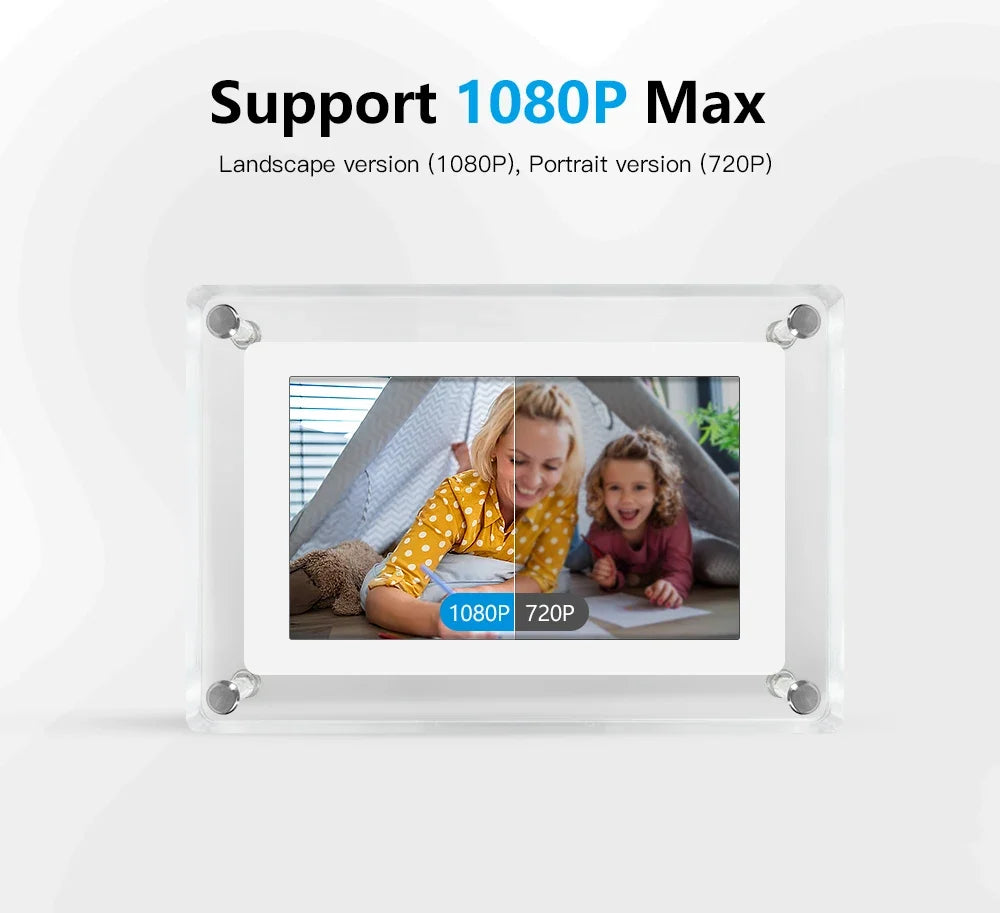 Clearframe Acrylic Digital Photo Frame