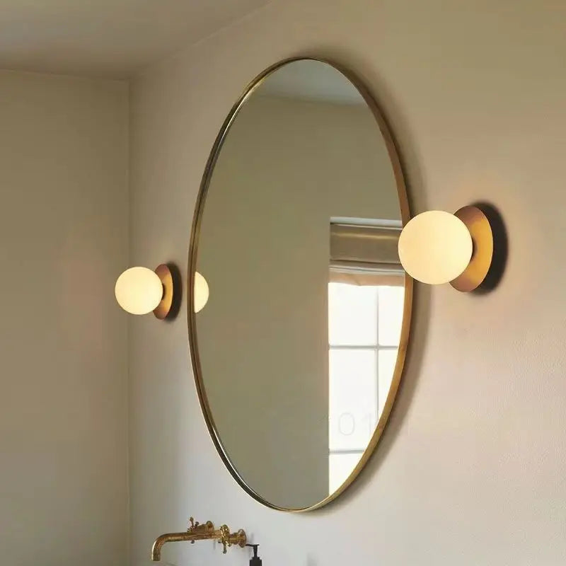 Nordic Globe Glass Wall Lamp Minimalist
