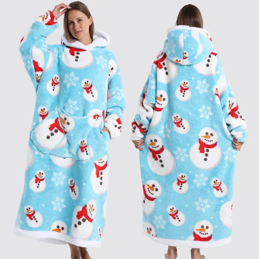 Blanket Hoodie Oversized Wearable Hooded