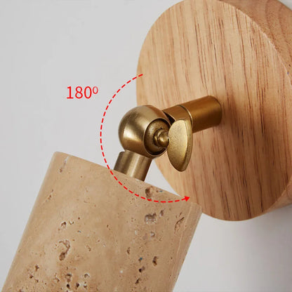 Huangdong Wall Lamp Wabi Sabi Travertine &