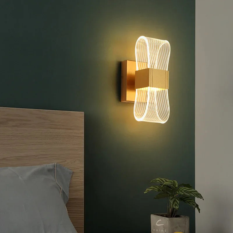 Nordic Luxury LED Wall Lamp Modern Aluminium