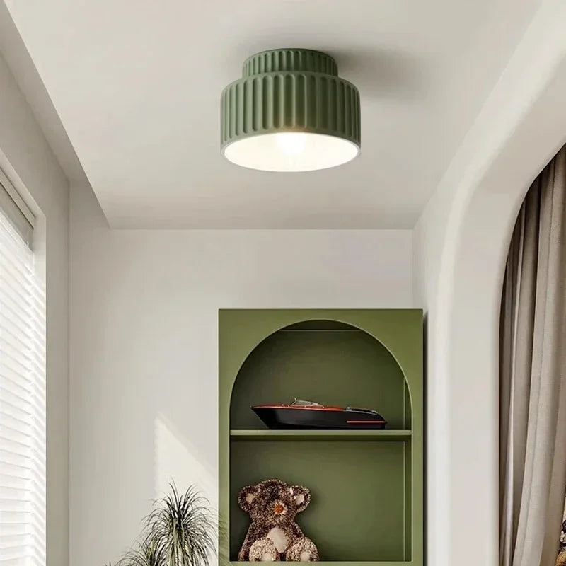 Nordic Ripple Ceiling Light Sculptural Form