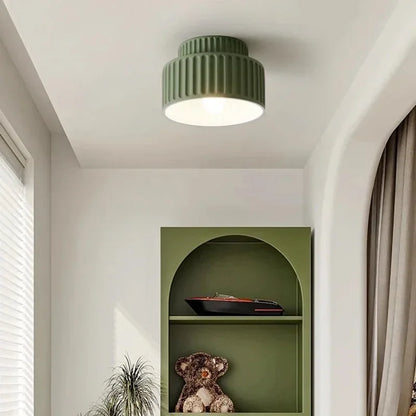 Nordic Ripple Ceiling Light Sculptural Form