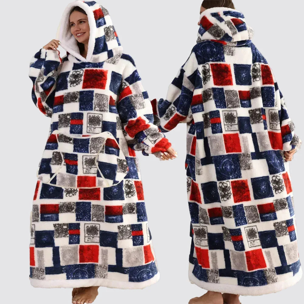 Blanket Hoodie Oversized Wearable Hooded