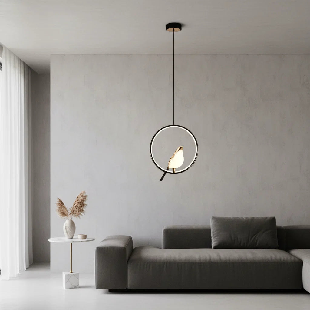 Magpie Pendant Light Nordic LED Bird Design