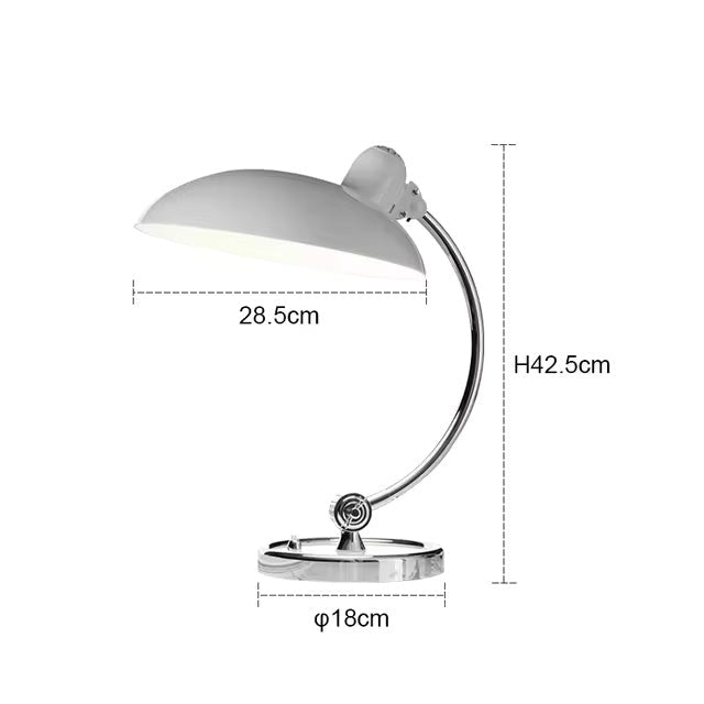 Scandiarc Table Lamp Bauhaus Inspired Curved