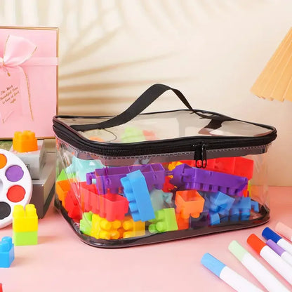 Transparent Mesh Toy Storage Bag Large