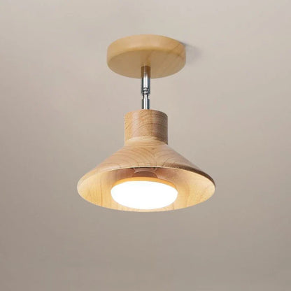 Nordicwood Ceiling Lamp Natural Timber Cone