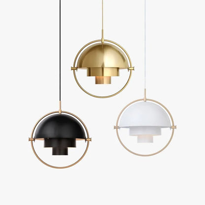 Modern Nordic Pendant Light Sculptural Metal