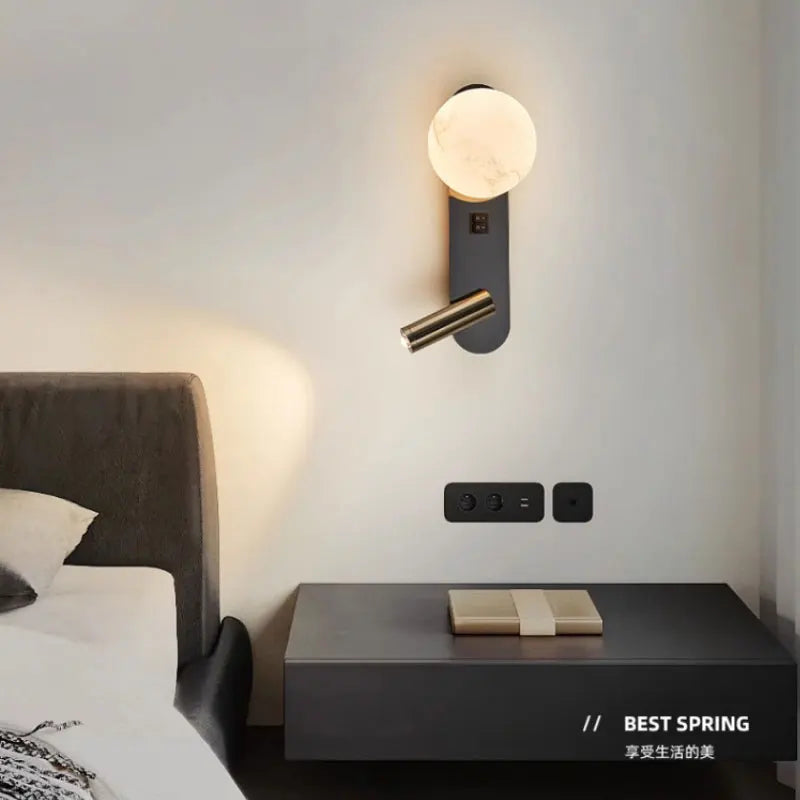 Lunarbeam Dual Wall Light Modern Nordic