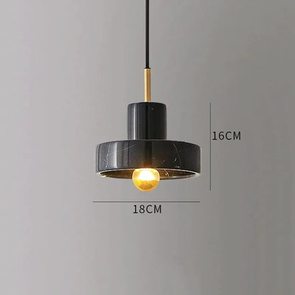 Marble Pendant Lamp Natural Stone Postmodern
