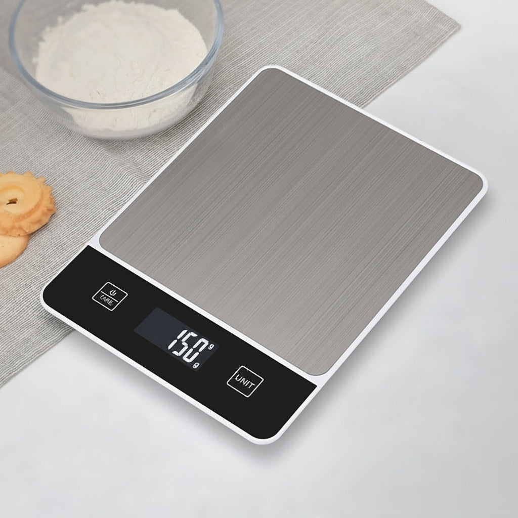 Kitchen Scale Digital Stainless Steel 22LB