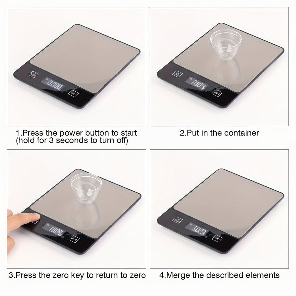 Kitchen Scale Digital Stainless Steel 22LB