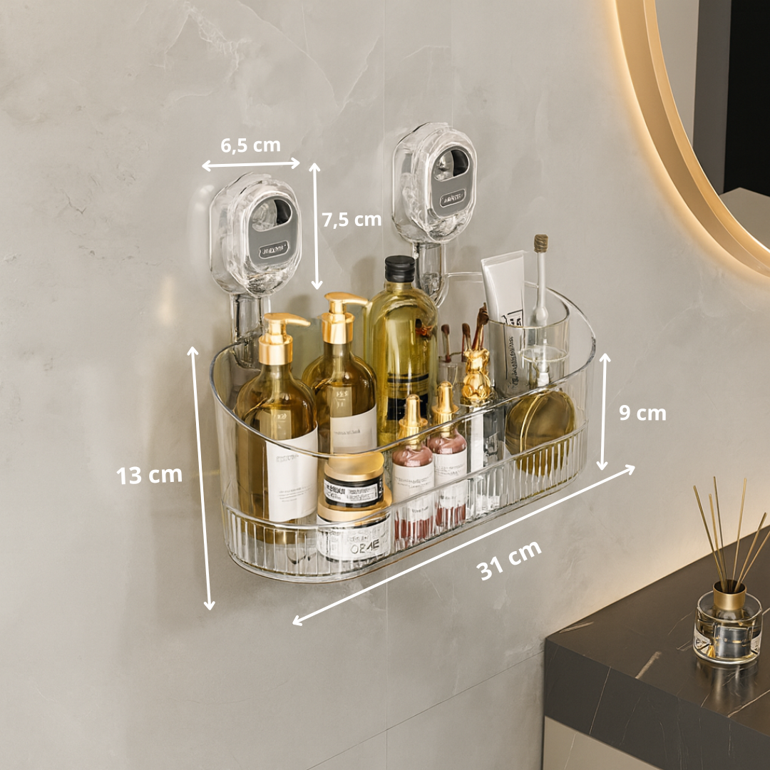 Wall Shelf Adhesive No Drill Kitchen