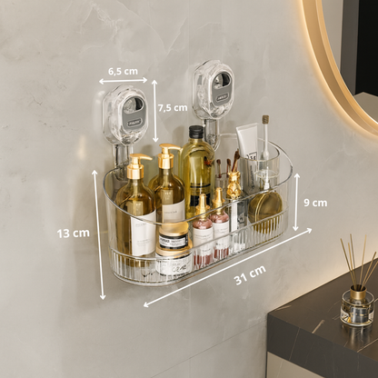 Wall Shelf Adhesive No Drill Kitchen
