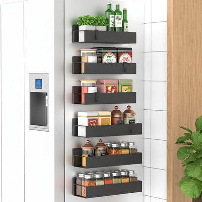Magnetic Spice Rack Refrigerator Organizer