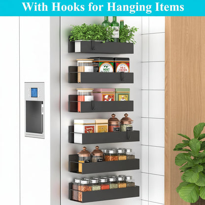 Magnetic Spice Rack Refrigerator Organizer