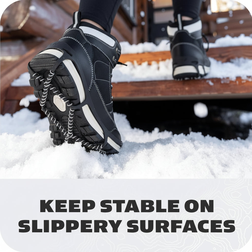 Ice Cleats Traction Spikes Shoes Steel Coil