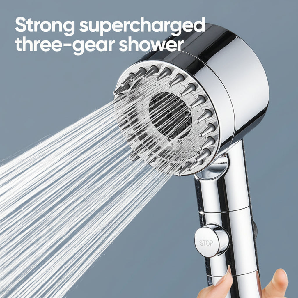 Shower Head High Pressure Handheld Filtered