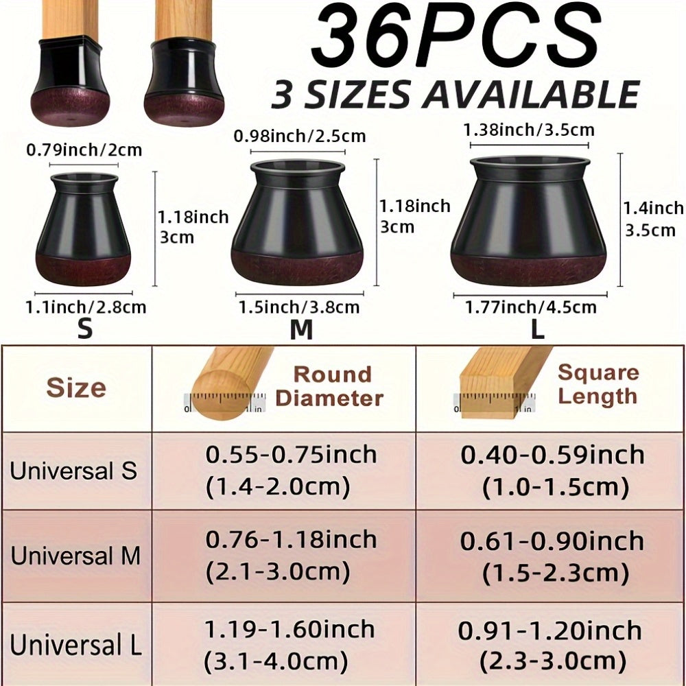 Chair Leg Floor Protectors Silicone Anti