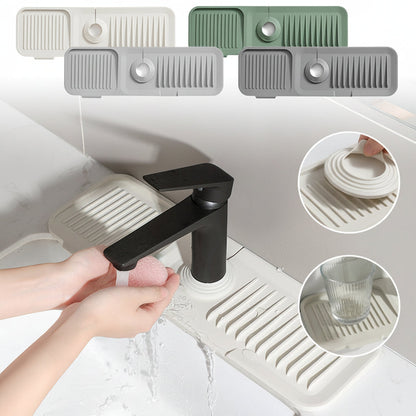 Sink Mat Silicone Faucet Drip Catcher Self