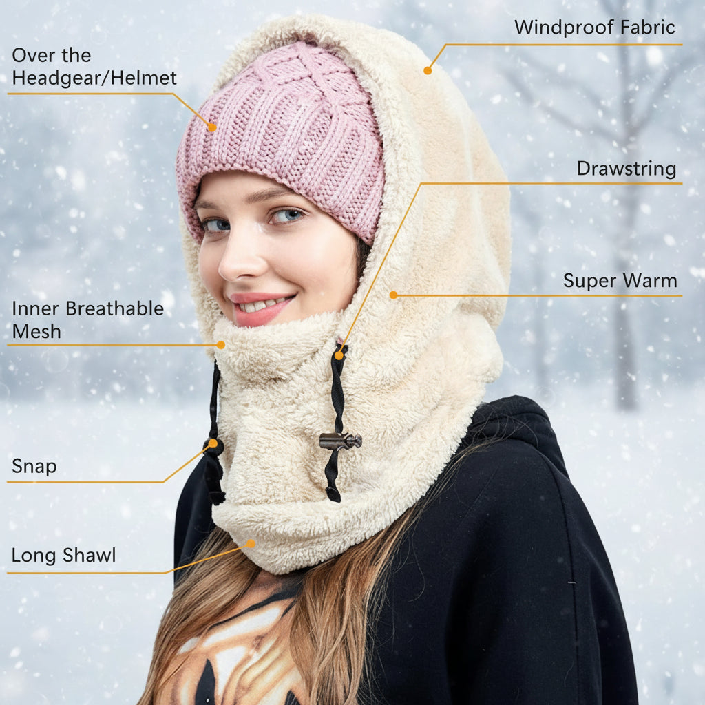 Ski Mask Fleece Balaclava Windproof Winter