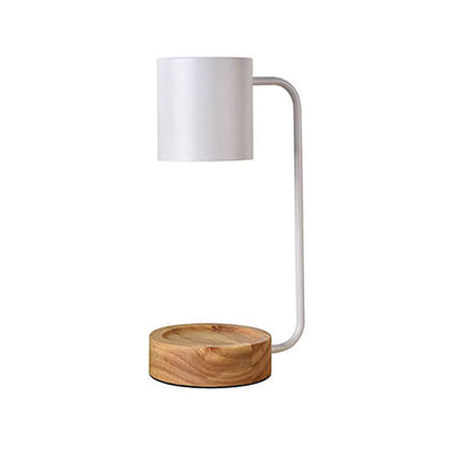 Japanese Minimalist Table Lamp Wood & Metal