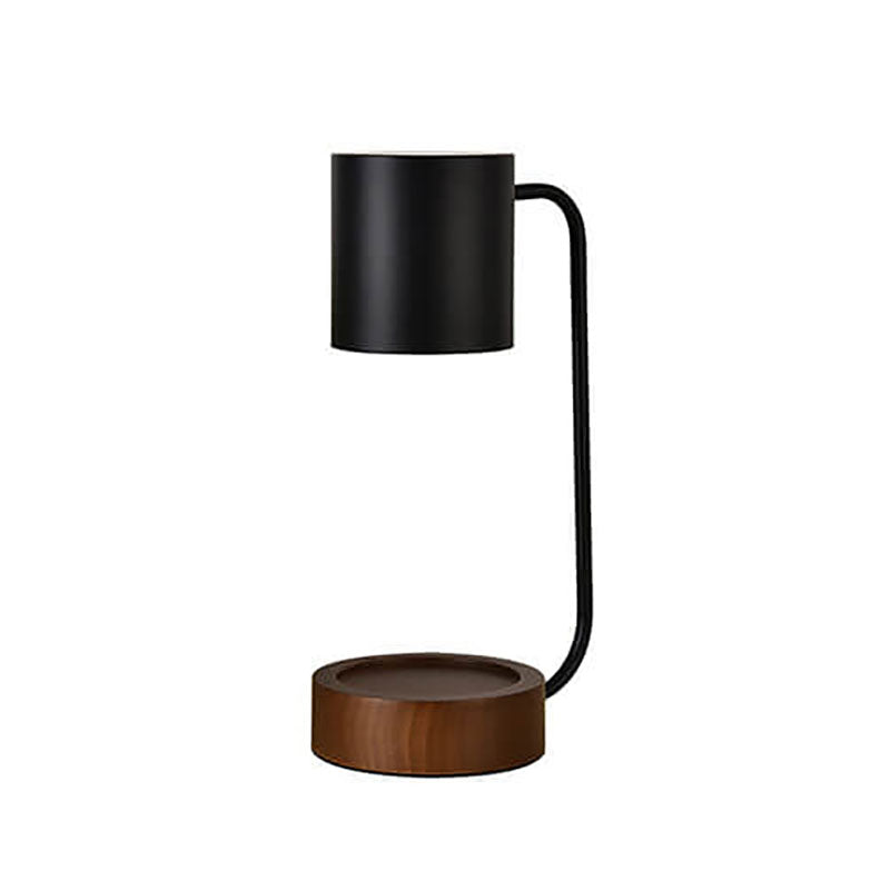 Japanese Minimalist Table Lamp Wood & Metal