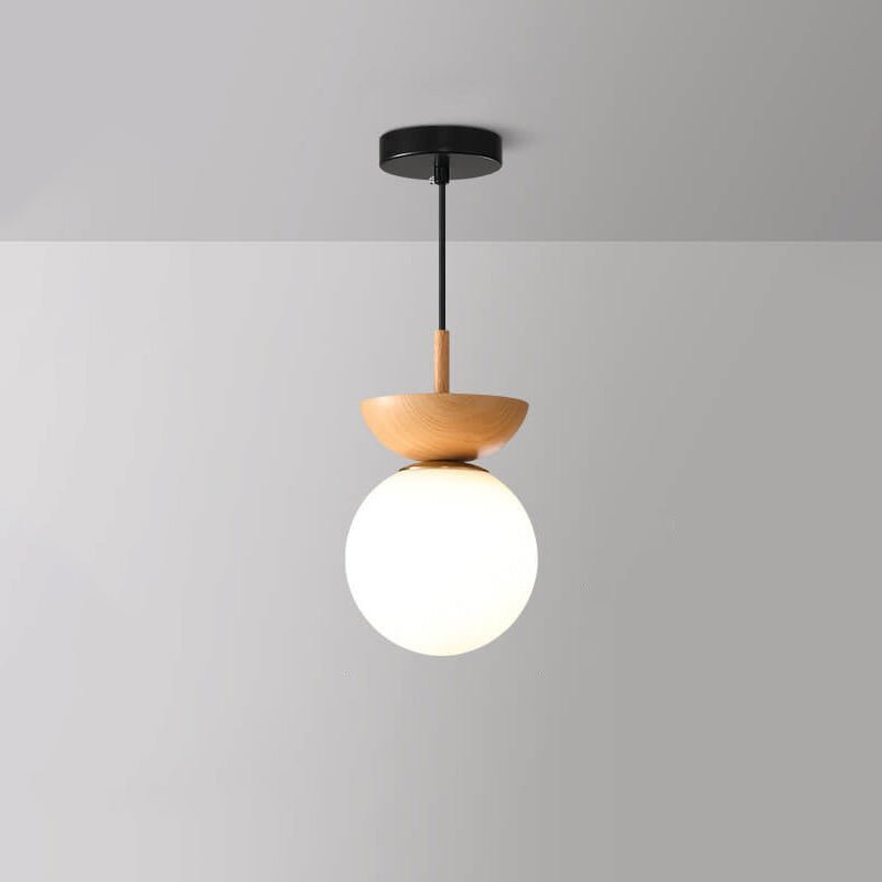 Japanese Style Ceiling Light Minimal Wood &